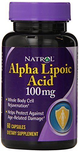 Natrol Alpha Lipoic Acid 100mg Capsules, 60-Count (Pack of 2) Natrol Alpha Lipoic Acid 100mg Capsules, 60-Count (Pack of 2)