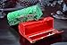 JapanBargain, Set of 3 Lipstick Case Holder with Mirror Satin Silky Fabric With Gorgeous Design,Assorted Colors
