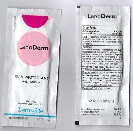 Skin Protectant LanoDerm - Item Number 00231PK - 15g Packet - 1 Each / Pack