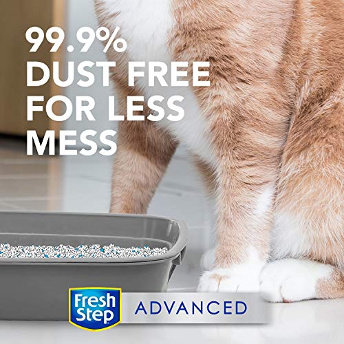Fresh Step Clumping Cat Litter, Advanced, Extreme Mountain Spring Odor Control, Extra Large, 37