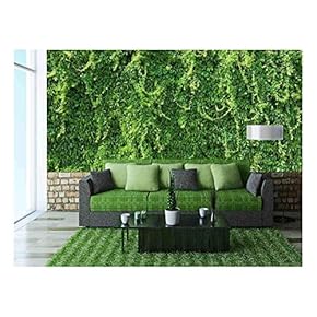 Green Plant - Removable Wall Mural | Self-Adhesive Large Wallpaper - 66x96 inches