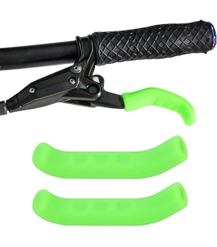 Lot De 4 Paires De Housses En Silicone Pour Leviers De Frein Vélo – Noir, Antidérapant – Pour VTT/route, 7,8x1,65x1,1 Cm
