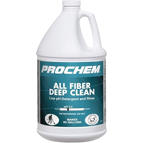 Prochem-S103 All Fiber Deep Clean Rinse, Professional Solution for Carpet Cleaning, Commercial, Residential, Acidic, Low pH, 1 Gal, 4 Pk