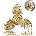 Xstars Batman Snitch Fidget Spinner Hand Spinner Toy Focus Copper Snitch Toy Stainless Steel Metal Fidget Toys Fingertip Gyro Stress Relief Cube Fun Toy Gifts,Great for EDC,ADD,ADHD(Golden)