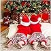 Von kilizo Baby Girl Long Sleeve Rompers - Striped Pant Sets for My First Christmas - 3-6 Month Infant Girl Outfit
