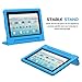 MoKo Case for Fire HD 10 Tablet (7th and 9th Generation, 2017 and 2019 Release) 10”, Kids Shock Proof Convertible Handle Light Weight Super Protective Stand Cover Case for Fire HD 10, Blue
