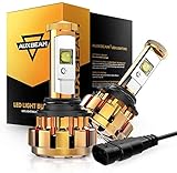 Auxbeam LED headlights Extremely Bright F-16 Series 9006 / HB4 LED Headlight bulbs with 2 Pcs of led bulbs conversion kits 60W 6000lm CREE LED Chips - 1 Year Warranty