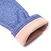 HDE Women Winter Knit Leggings Fleece Line Nordic Design Thermal Insulated Pants (Light Blue Denim Jeggings, Medium)