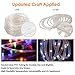 GREEMPIRE String Lights Outdoor, 120 Led 46ft Waterproof Fairy Lights Dimmable/Timmer Battery Powered Decorative Lights with Remote for Garden Patio (Multi-Color)