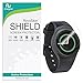 [6-PACK] RinoGear for Samsung Gear S2 Screen Protector [Active Protection] Full Coverage Flexible HD Invisible Clear Shield Anti-Bubble Film