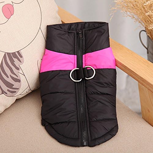 ZoonPark® Pet Dogs Winter Coat Jacket Apparel,Dog Cat Warm Soft Light Waterproof Coat Jacket Vest Harness Padded Puffer Warm Winter Clothes for Small Medium Big Dog Large Dog (L - Image 4
