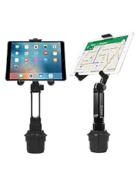 Cellet Soporte universal ajustable para portavasos extendido para iPhones, iPods, teléfonos inteligentes, reproductores de MP3, sistemas GPS, Base para Tablet, altura 32.76 cm