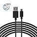 Micro USB Cable (10ft), MoMoCity Premium Durable Charging Cord PVC Powerline for Android devices, Samsung, Nexus, LG, Sony, HTC, Huawei, Motorola and More - Black