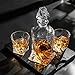 Whiskey Decanter Set with Glasses, KANARS 27oz Crystal Liquor Decanter In Luxury Gift Box for Bourbon Alcohol Cognac Scotch Brandy, Unique Men Gift for Housewarming Father's Day Wedding