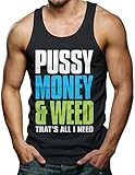 Pussy Money Weed Men's Tank Top T-shirt
