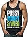 Pussy Money Weed Men's Tank Top T-shirt