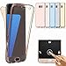 Samsung Galaxy S7 Edge Case, AMASELL Silicon Soft TPU Crystal Clear Full Body Protective Cover Case Slim Anti Slip Back Protector Shockprooffor Samsung S7 edge/SM-G935-Rose Gold