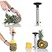 Steel Pineapple Corer Peeler Slicer Stem Remover - All in one Kitchen Gadget
