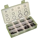 Viton O-Ring Kit, Black, Viton, 75A Durometer, 12-Sizes (Pack of 200 Pieces)