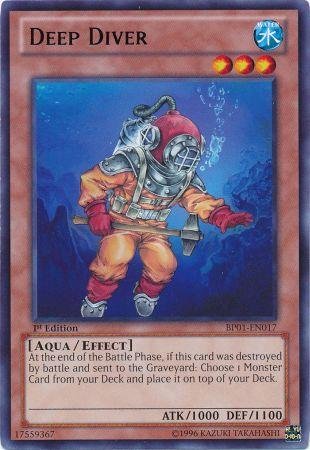 Yu-Gi-Oh! - Deep Diver (BP01-EN017) - Battle Pack: Epic Dawn - 1st Edition - Rare