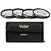 62mm High Resolution Pro Series Multi Coated HD 3 Pc. Digital Filter Set + 62mm Pro Series 4pc HD Macro Close Up Filter Set +1 +2 +4 +10 + eCostConnection Microfiber Cleaning Cloth