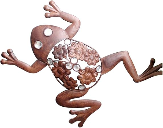 Decoration Murale Decorative Jardin Cour Decoration Murale Exterieure Creuse En Fer Forge Animal Cloture C Amazon Fr Cuisine Maison