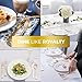 75 Pieces Heavy Duty (Gold) Plastic Silverware Set, Disposable Cutlery Set, Great for Parties, Weddings, and Catering, Flatware Utensils Included: 25 Forks, 25 Spoons, 25 Knives, Stock Your Home