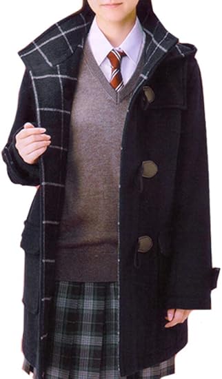 Amazon Co Jp パーラル スクールコート 女子 男子ダブルフェイス2wayダッフル Dw2 服 ファッション小物