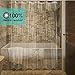 Carttiya Clear Shower Curtain Liner, PEVA Bath Curtain Mildew Resistant Anti-Bacterial Shower Clear Curtain Liner - Non Toxic, Eco-Friendly, No Chemical Odor, 72 x 72