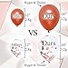 Rose Gold Happy Birthday Party Decorations | Banner Letter Balloons + 10pcs 18