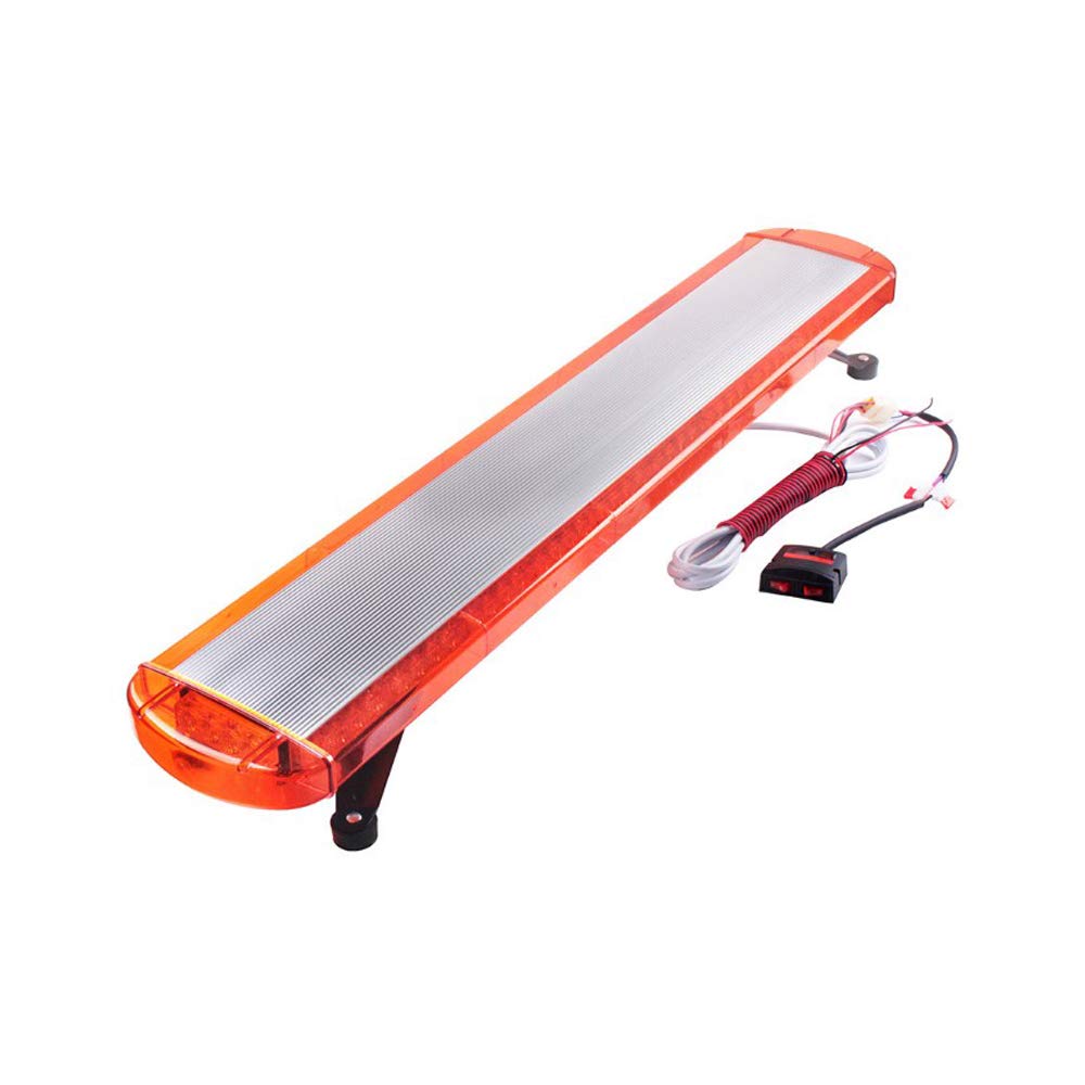 Amazon Co Jp Didieyes Led回転灯 大型回転灯 車載用 125cm w 高輝度 道路維持作業用自動車に 黄色 産業 研究開発用品