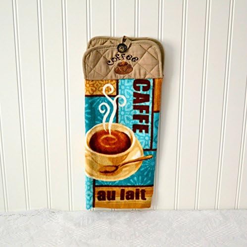Kitchen embroidered coffee hand towel free shipping