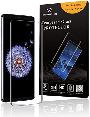 Samsung Galaxy S9 Plus Screen Protector, Tempered Glass Screen Protector, 3D Curved Edge, Bubble-Free, Special For Galaxy S9 Plus 2018 Release