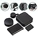 SHOOT 4 in 1 Housing Lens Cover+Lens Cap +Replacement Battery Door+Side Door Cover for GoPro Hero 3+ Camera Accessories Kit
