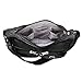 Lewis N. Clark RFID Blocking Anti-theft Satchel Bag + Messenger Bag for Women, Travel or Work Bag with Slash Resistant Material, Locking Zippers & Adjustable Shoulder Strap, Onyx