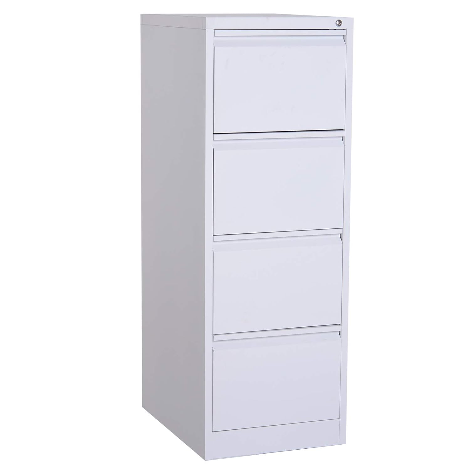 Vinsetto 4 Drawers Vertical Filing Cabinet Steel Storage Shelf