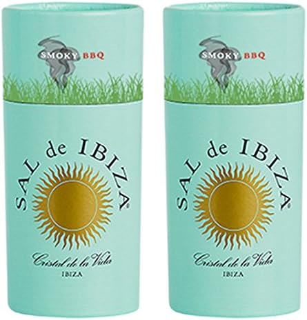SAL de IBIZA - Salt - Sea Salt"Smoky BBQ" - 2 x 70 gr