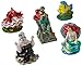 Penn-Plax Little Mermaid 5 Piece Mini Resin Ornaments for Aquariums