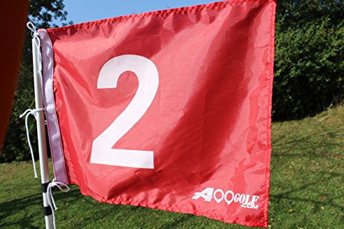 A99 Golf Practice Hole Pole Cup Flag Stick Putting Green Flagstick - 2sets