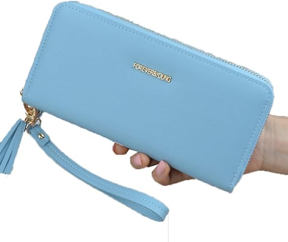 Amazon レディース財布 長財布 Puレザー 二つ折り 多機能 大容量 小銭入れ カード収納 クラッチウォレット 紛失防止 オルガン折りたたみ 女性 ロング シンプル 携帯電話バッグ プレゼント モリケイ 財布