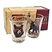 American Expedition Set of 2 Shot Glasses (Black Bear)