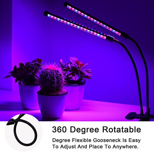 image for MIXC LED Grow Lamp Light, 18W USB Dimmable Indoor Plant Growing Light 