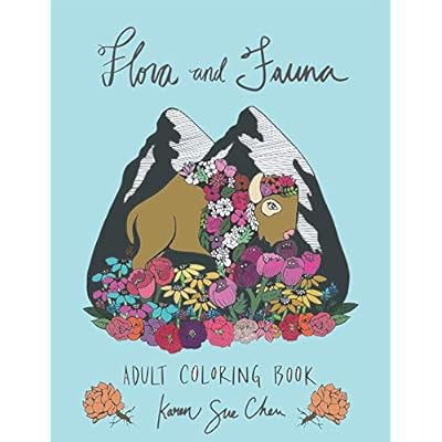 Flora and Fauna: A coloring book for adults Flora and Fauna: A coloring book for adults