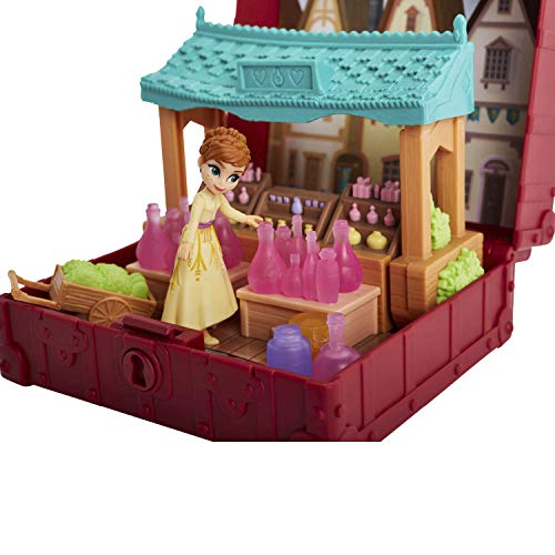 Disney Die Eiskönigin 2 Pop-Up Abenteuer Dorfset Spielset mit Griff, inklusive Anna Puppe zum Disney Film Die Eiskönigin… – Bild 8