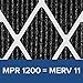 Filtrete 20x30x1 Air Filter, MPR 1200, MERV 11, Allergen Defense Odor Reduction 3-Month Pleated 1-Inch Air Filters, 2 Filters
