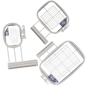 Amazon.com: HONEYSEW 3 Hoops for Brother Embroidery