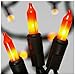NOMA/INLITEN-IMPORT V34700-88 100-Count Orange Halloween Light Set with Black Wire