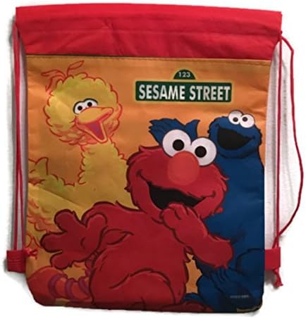 SKS Express Cartoon Drawstring Backpack Bag for Kids (Sesame Street)