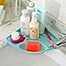 Sunshine Kitchen Sink Corner Storage Rack Sponge Holder Wall Mounted (Green)