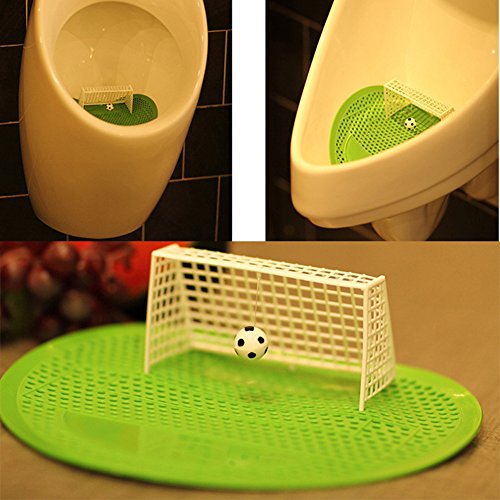 BleuMoo 1Pc Funny Football Soccer Shoot Goal Style Urinal Filter Screen Mat Pad